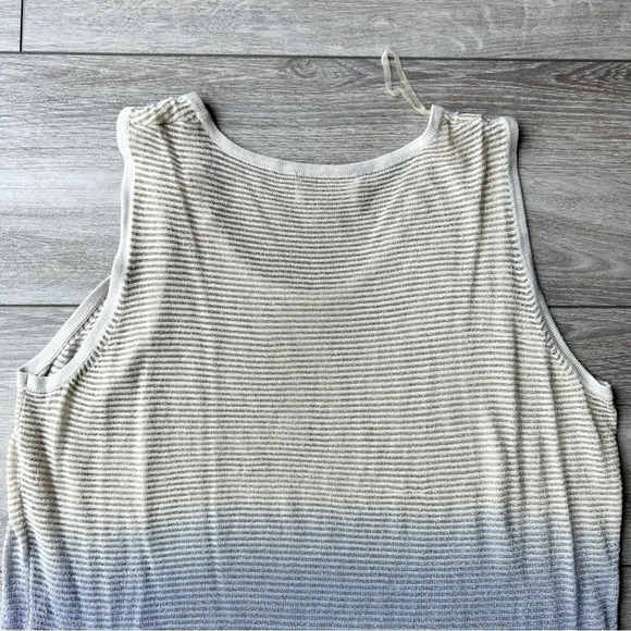 Tan  Jay Ombre Metallic Knitted Sleeveless Tunic - Picture 12 of 12